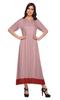 Moomaya Solid Casual Cotton Dress For Women A-Line Long Maxi Kurti Women
