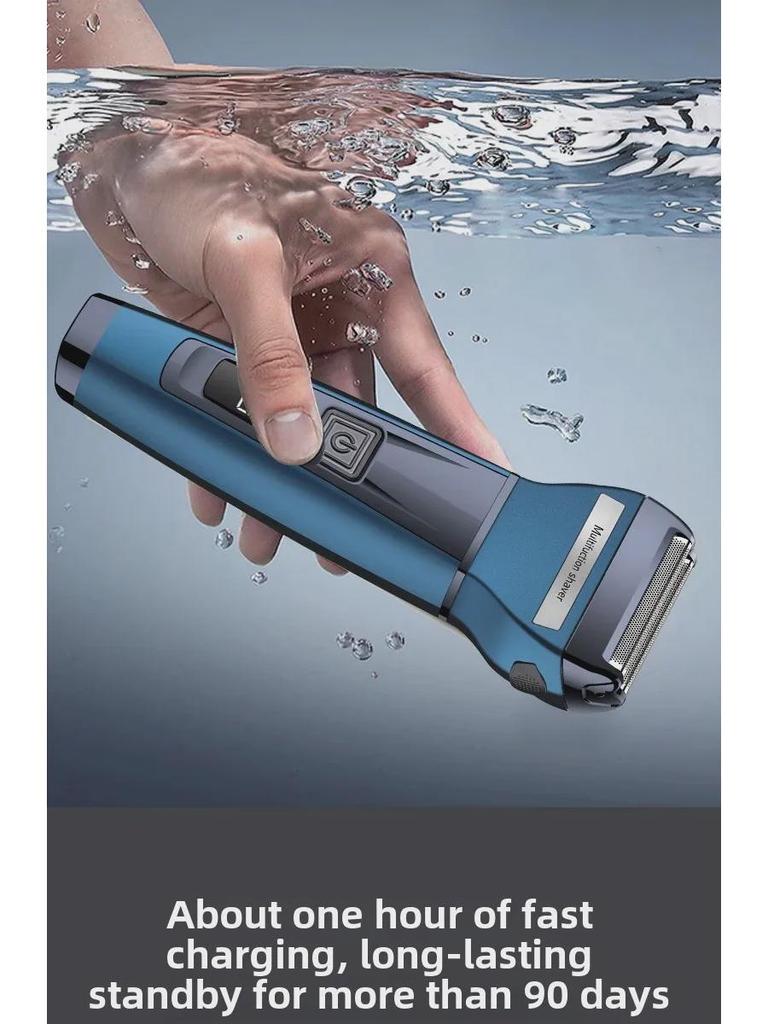 Многофункциональная бритва Fenite FS-877: Электрический триммер для бороды, стрижки, триммер для носа с цифровым дисплеем