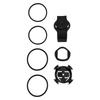 1 шт. Крепление для часов на велосипед с 4 шт. Резиновой лентой для Garmin Fenix3 5x 5xplus 6x 7x Держатель на руль велосипеда Велосипедный Аксессуар