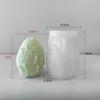 3D Пасхальное яйцо свеча силиконовая форма ангел цветок тиснение DIY мыло ручной работы шоколад форма для выпечки