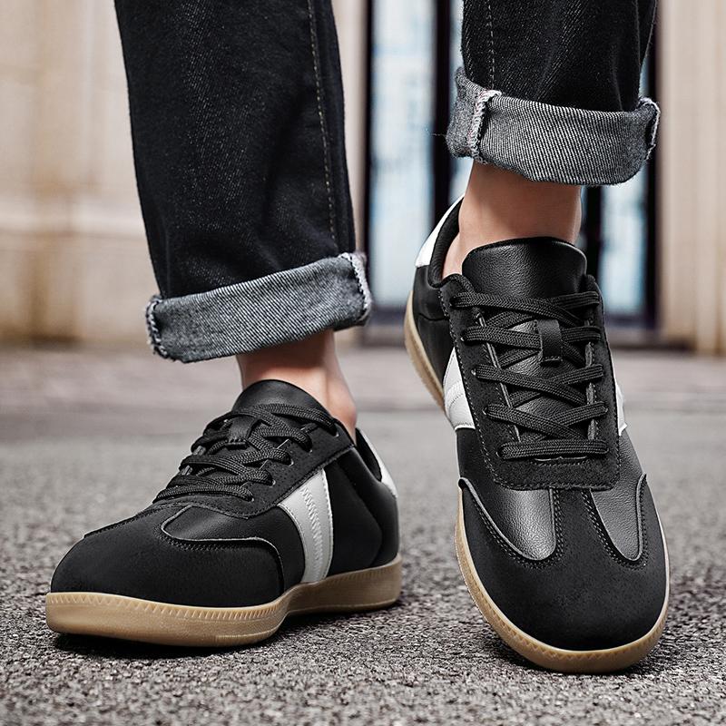 36-48 Couple Plus Size Lightweight and Fashionable Board Shoes Retro German Training Shoes Men's and Women's Sports and Leisure Shoes