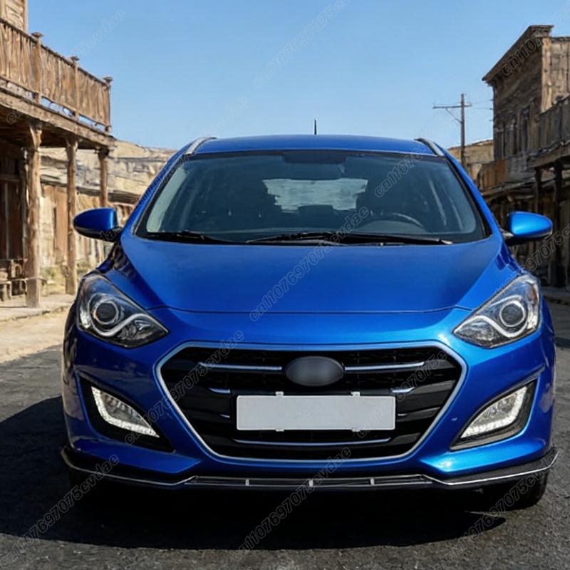 Для Hyundai I30 MK2 MK2.5 2012 2013 2014 2015 2016 2017 Автомобильный передний бампер Губа Спортивный Ветровой Спойлер Разделитель Комплект для Модификации Кузова