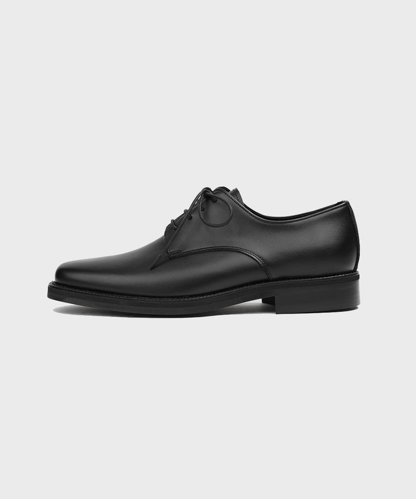 Firenze Atelier [Vibram] Merlin_Минималистичные Полуквадратные Дерби 8430 [Черный Fg]
