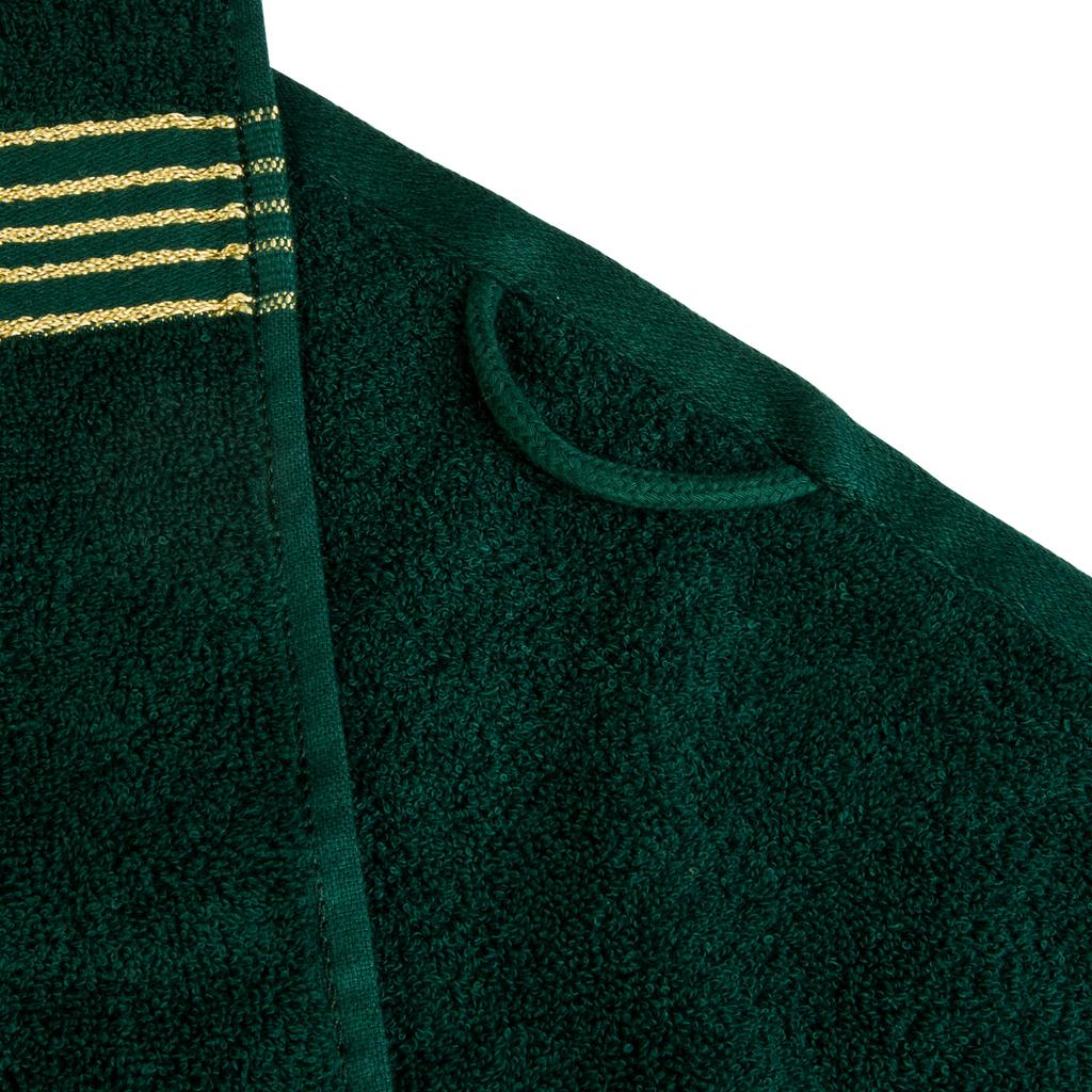 30x50 cotton TERRY face towel, single-color TIWANO, dark green