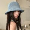 Rolled Edge Women Bucket Hat Thin Basin Hat Fashion Fisherman's Hats  Summer