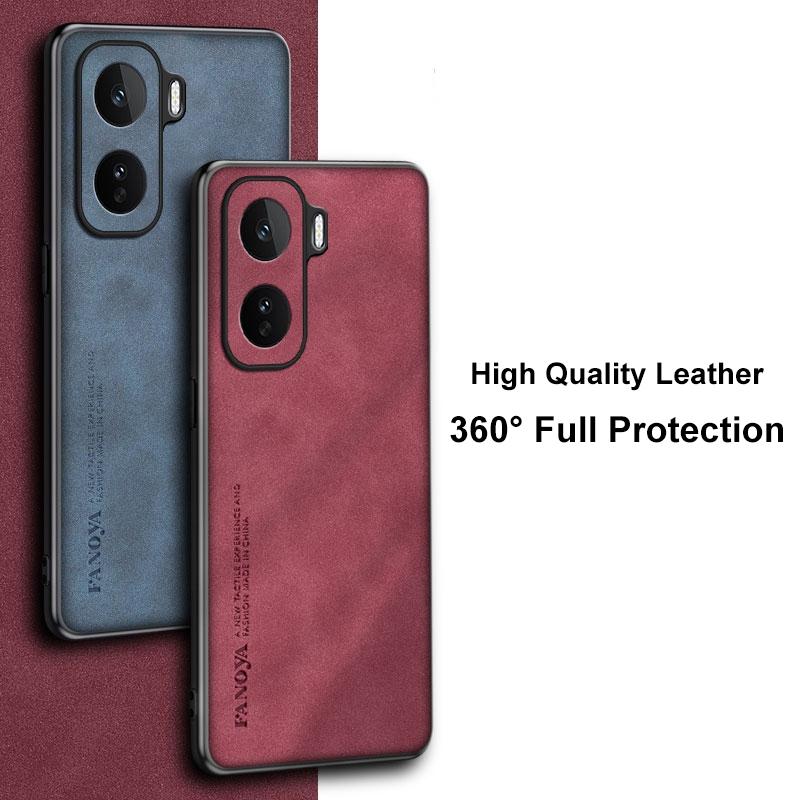 Для Vivo iQOO Neo 11 Чехол Роскошный Кожаный Чехол для Телефона Для Vivo iQOO Neo11 5G Задняя Крышка Силиконовый Ударопрочный Полная Защита