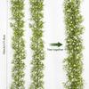 2 Pcs 5.8ft Artificial Baby Breath Flower Vines, Babys Breath Artificial Flowers Real Touch Faux Gypsophila Hanging Fake Baby's Breath Garlands for