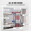 3-Branch Radiant Heat Manifold 1/2" PEX Tubing Floor Heating Manifold Set