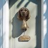 Dog Welcome Bell Vintage Shopkeepers Bell Wall Mounted Dog Door