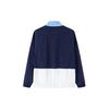 Anta Color Block Zip-Up Long Sleeve Woven Jacket Unisex Outerwear Blue 152238601-1