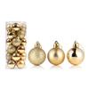 24Pcs Christmas Ball Delicate Reusable High Gloss Xmas Tree Decor Ball Pendant Home Decor