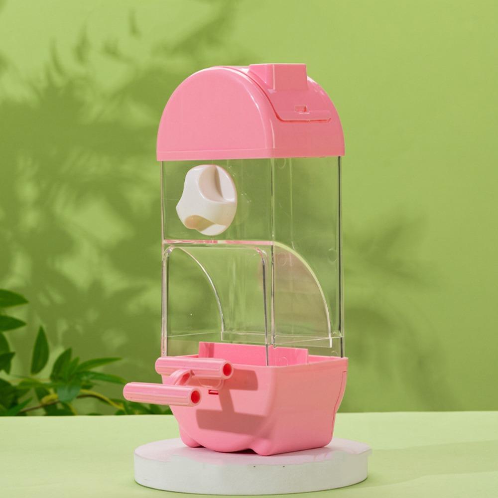 Convenient Bird Feeder Transparent Bird Food Box Bird Hanging Food Dispenser Outdoor