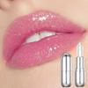 QIBEST Glitter Lipstick Lip Balm Change Transparent Moisturizing Crystal Jelly Pearlescent Lip Plumper Gloss Tint Cosmetic