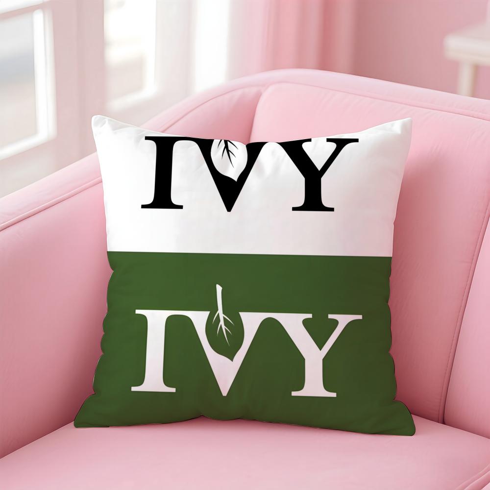 Logo Ivy ParkP Cushion Cover Pillowcase Short Plush Invisible zipper Room Sofa Cushion Cover