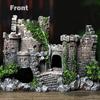 Resin Aquarium Ancient Castle Decoration Aquarium Tank Cavern Architecture Decoration Layout and Beautification