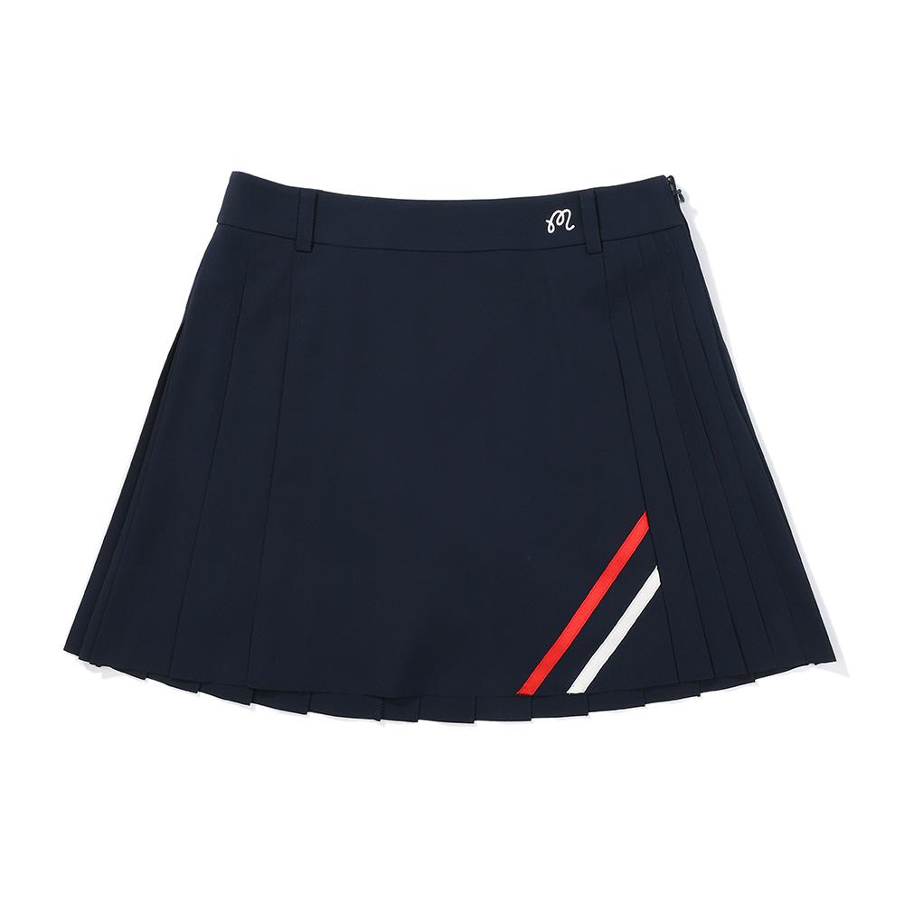 MALBON GOLF Band Pleated Skirt Navy (Woman)