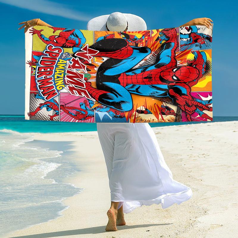 Personalized "Green Forest Guardian" Beach Towel Microfiber Beach Towel Thin Absorbent for Beach Swimming Yoga Bath Sports. 0910380
