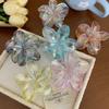 Hairpin Transparent Hair Clip Grab Clip Large Hair Claw Sweet Flower Hair Clip  Travel
