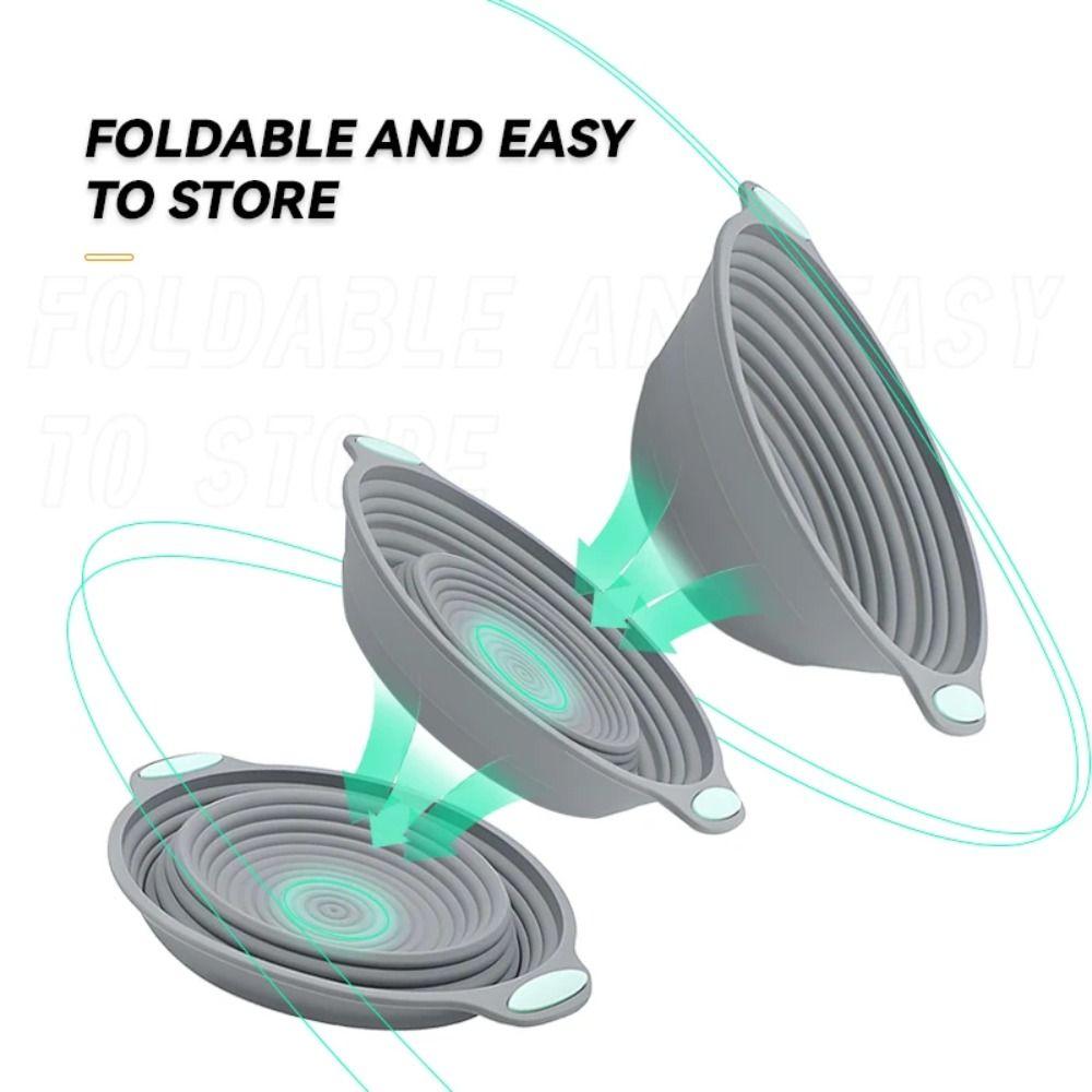 Food Grade Silicone Silicone Bread Basket Nonstick Surface Bread Proofing Basket Home Baking