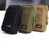 Vertical Single/Double-Layer Mountaineering Buckle Waterproof Belt Waist Bag Outdoor Running Mobile Phone Bag For Men