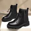 Boots, Women's Shoes, British Style Thick Sole Slimming Effect and Plush Short Boots for Children
