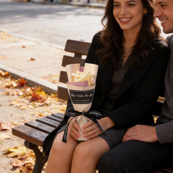 Мини букет из вечных роз Искусственный диффузор Мыльная роза Цветочный букет для мамы Женщинам на день рождения День святого Валентина Домашний декор для интерьера автомобиля