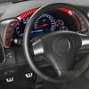 Для Chevrolet Corvette C6 05-07 3 шт. Накладка из настоящего углеволокна на приборную панель, отделка, аксессуары для интерьера автомобиля, интерьер автомобиля