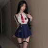 XXOO Erotic Sexy Japanese Anime Girl School Uniform College Student Outfits Cosplay Costume