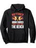 Retired Urban Farmer Graphic Hoodie - Classic Black Blend Pullover with Kangaroo Pocket Casual Stylish for Perfect Gift for Parent