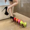 Ultra High Heel Women Shoes 16CM Platform High-heeled Single Shoes Sexy Thin Heel Nightclub High-heeled Shoes Women's Pumps 2025