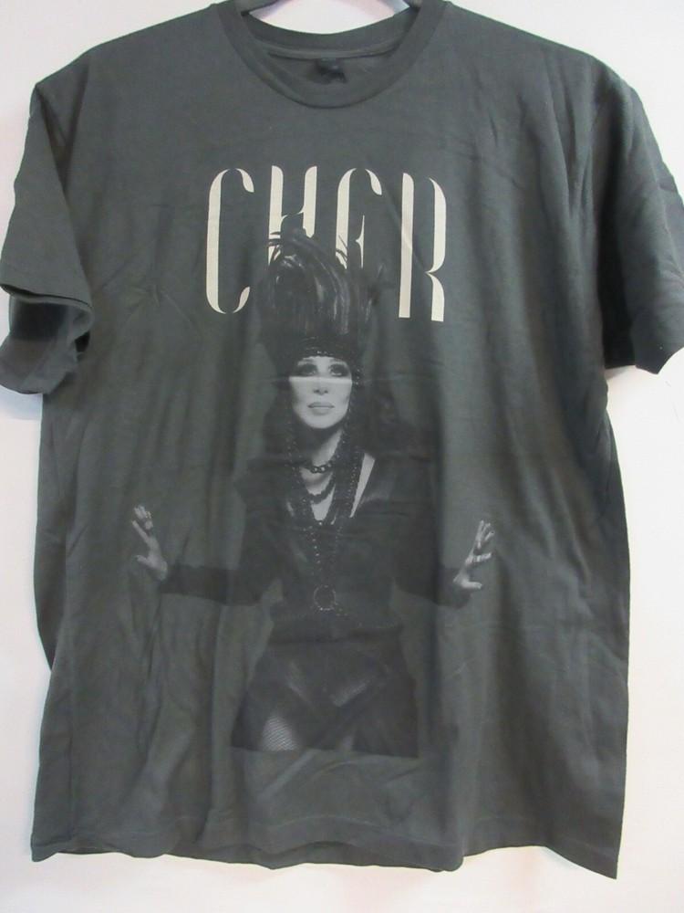 CHER OFFICIAL MERCH 2014 TOUR BAND CONCERT MUSIC EXTRA LARGE Unisex T-Shirt