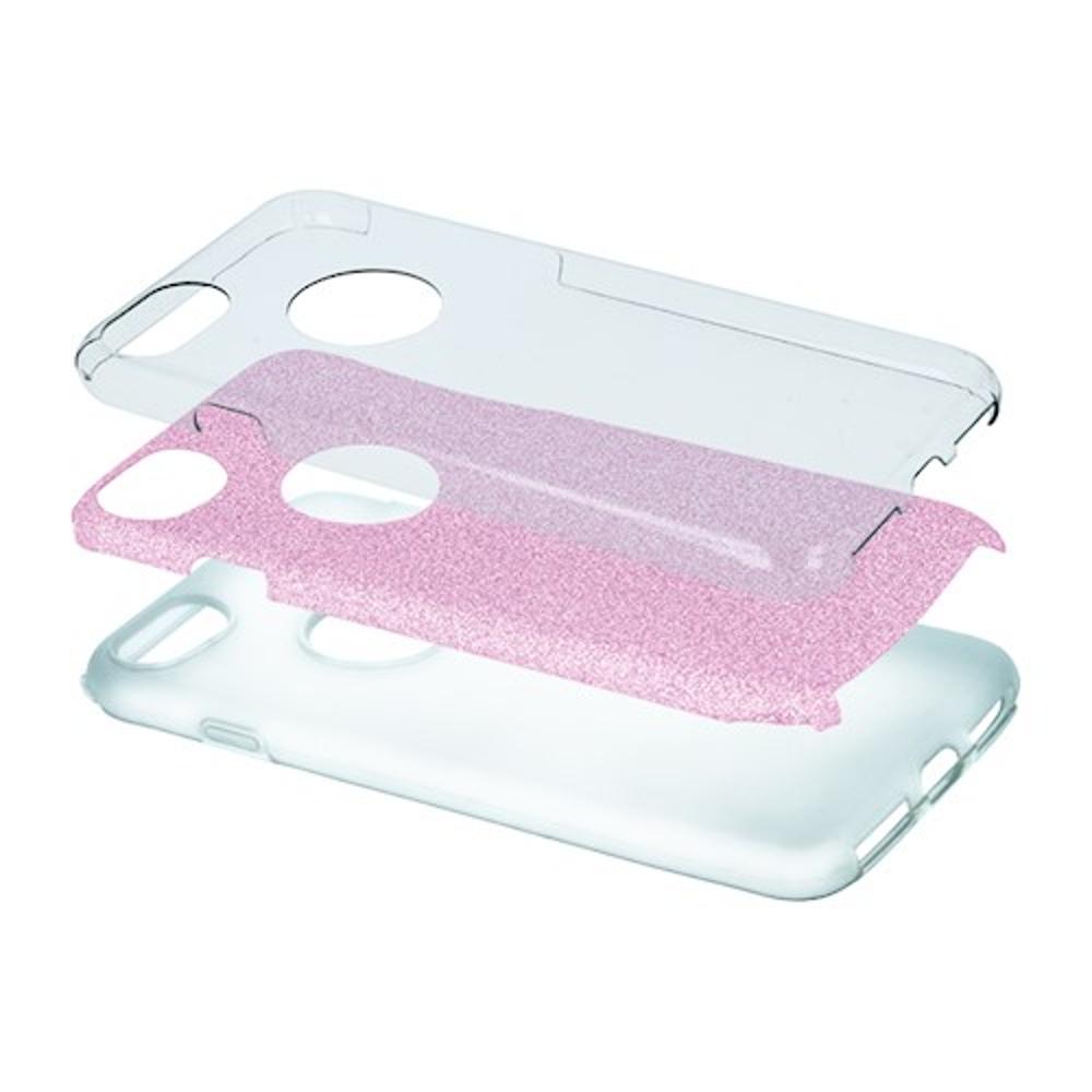 Nakładka Glitter 3W1 Do Iphone X / Xs Różowa
