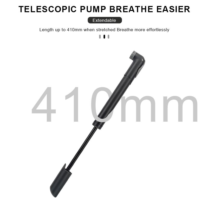 Portable Bicycle Hand Air Pump Schrader/Presta Valve Bike Tire Hand Inflator Ultraligh Outdoor Riding Pump Cycling Accessories