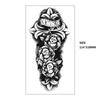 Xqb Black Skull Animal Eagle Snake Water Transfer Tattoo Simulation Disposable Tattoo Sticker