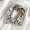 2021 Small Size Women Scarf Fashion Print Silk Scarves Square Neck Office Satin Handkerchief Bandana Foulard