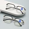 Discoloration Anti-Blue Light Glasses Ultra Light Frame Oversized Eyeglasses Computer Goggles