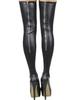 Европейско-американские чулки из искусственной кожи с металлическими и кружевными деталями