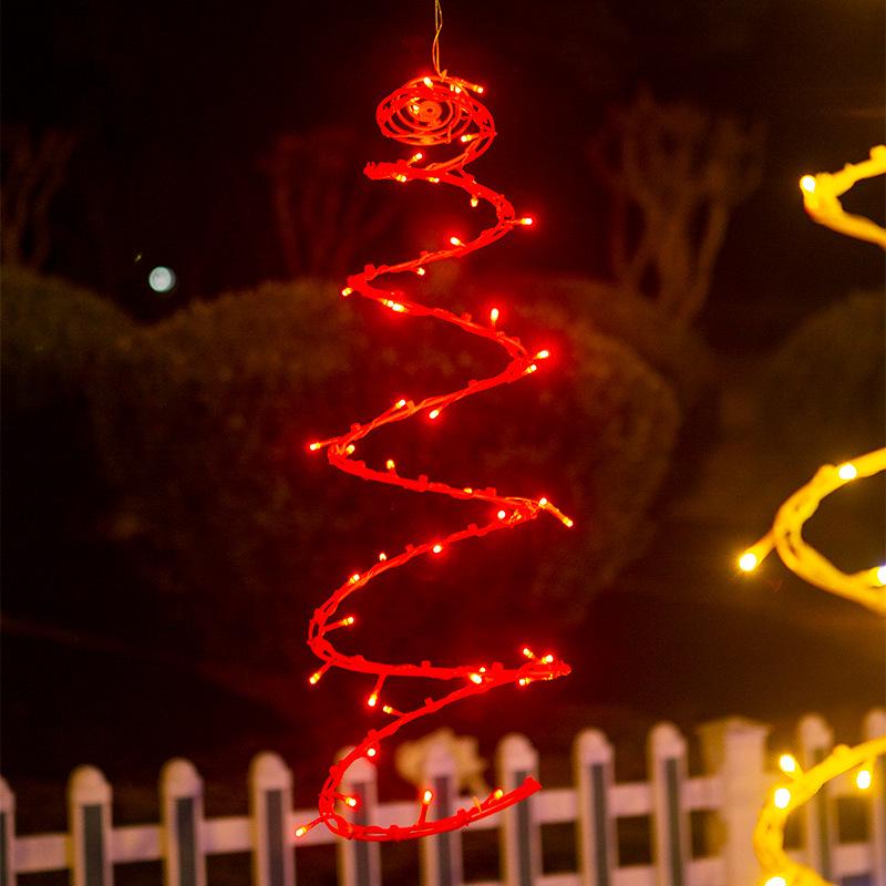 Светодиодные солнечные ротанговые гирлянды для украшения открытого двора и ландшафта