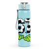 1PC Number 67 Hand Gesture Graffiti Print 750ml Color Plastic Sports Water Bottle Leakproof Flip Straw Lid Suitable for Sports Office Home Use