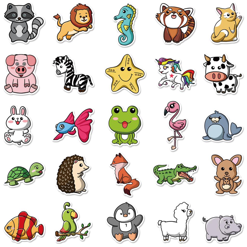 50Pcs New Stickers Cute Stickers Notebook Mobile Phone Stickers