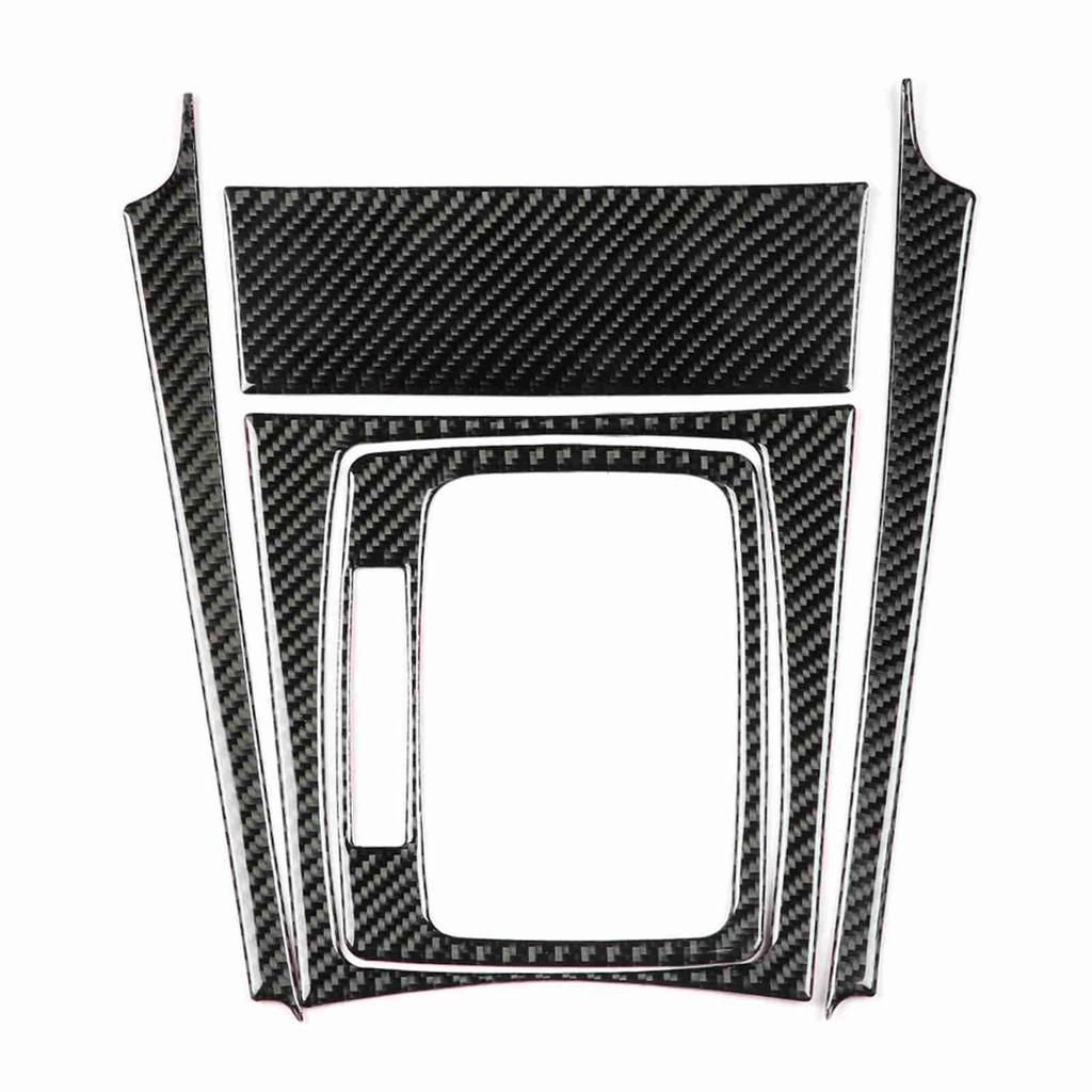 Car Gear Shift Carbon Fiber Panel Trim for Mercedes Benz W204 C Class 07 13 (Left Hand Drive)