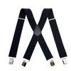 Men's X-Type 5CM Suspender Clips - Elastic Suit Pant Suspenders
