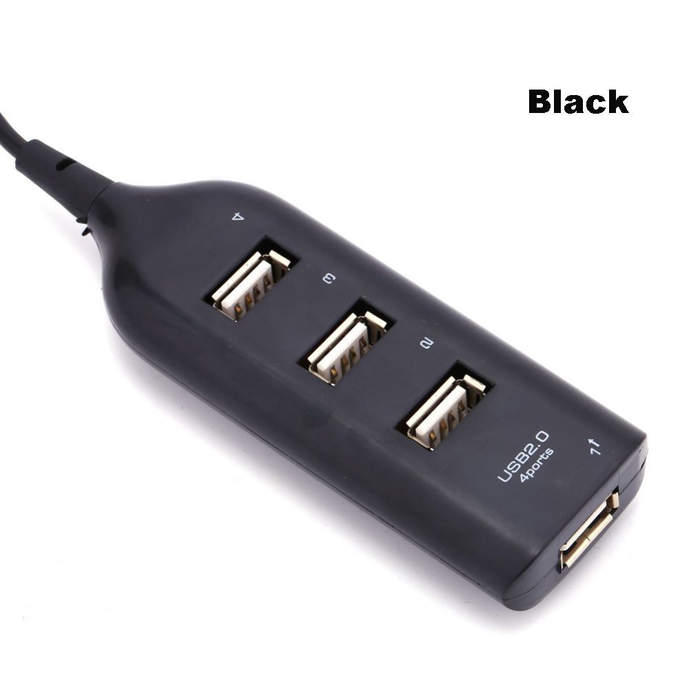 Portable Mini High Speed Laptop PC 4 Ports Multi Splitter Adapter USB 2.0 Hub