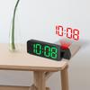 Easy To Read Loud Alarm Clock Featuring 180 Degree Rotatable Projector And Temperature Display For Nighttime Convenience