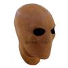 Faceless latex mask, scary and funny alien full-face headgear, party costume mask, skull, frightening prop