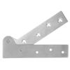 2Pcs Stainless Steel Hinge 180 Degrees Rotation Door Shaft Hinge Furniture Hardware Accessories