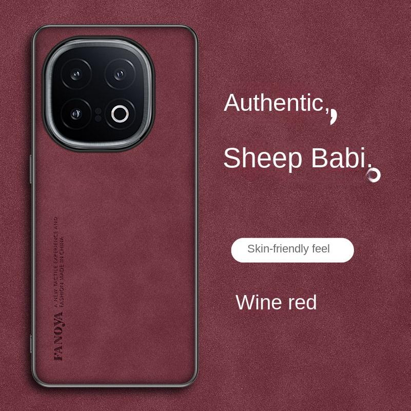 Простой кожаный удобный замшевый чехол для VIVO IQOO 13 12 Pro 11 Pro IQOO Z9X Z9 Turbo Z8 Z8X IQOO Neo 9 8 Защитная крышка для камеры