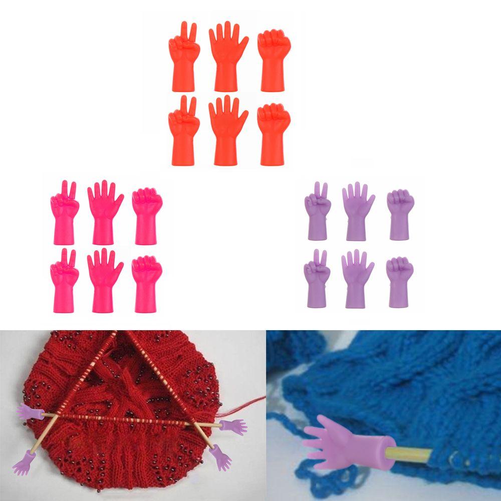 Mix Shaped Tail Buckle Sewing Tools Weave Stopper Knitting Needles Stitch Protectors Needle Tip