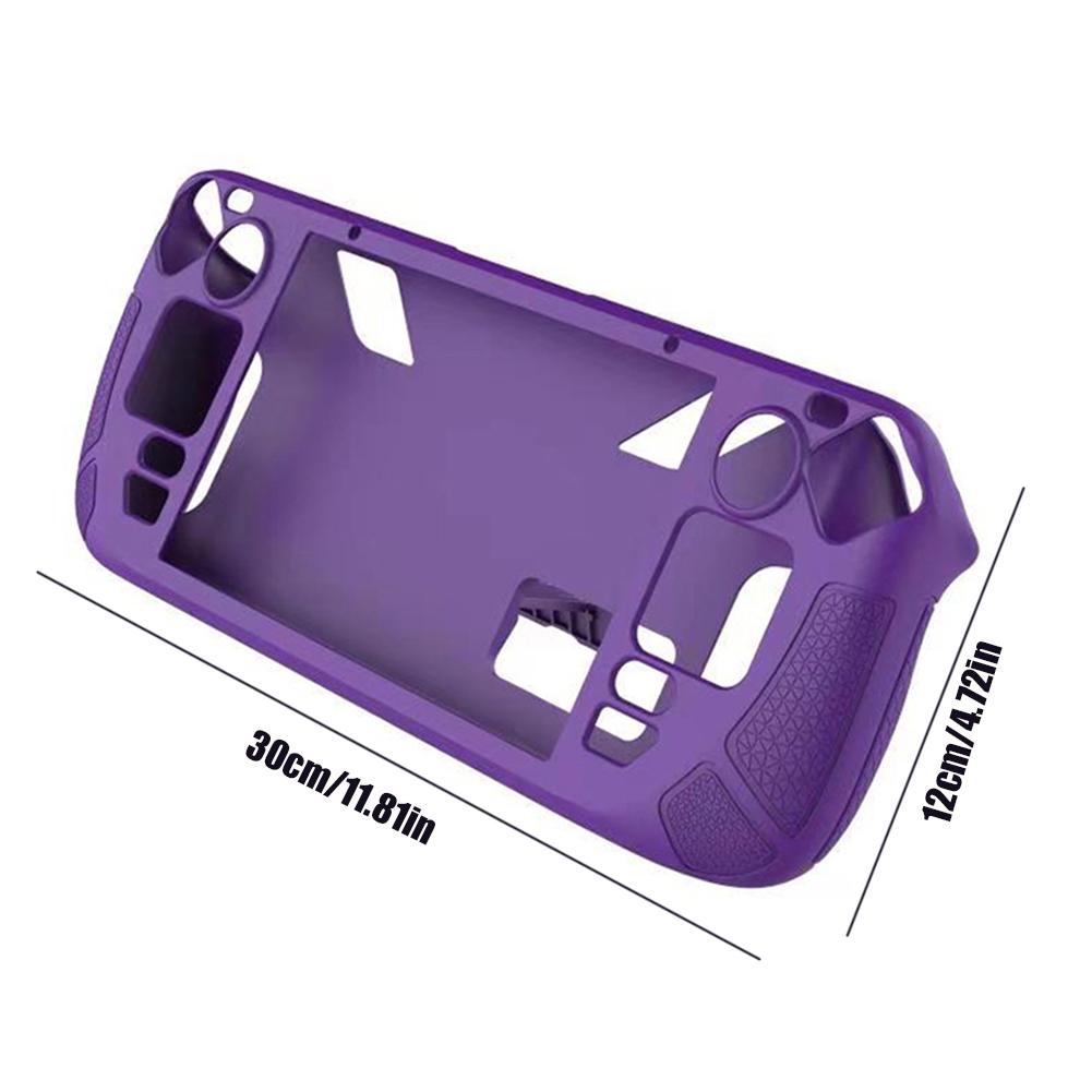 Силиконовый чехол-накладка для игровой консоли, противоскользящий, мягкий, чехол для игровой консоли с подставкой, сменные аксессуары для Steam Deck