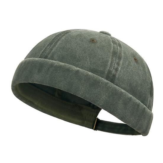 Купольные шляпы без полей для женщин и мужчин, рабочие, матросские, кепки с закатанными манжетами, ретро-джинсовые шляпы для докера для походов, путешествий и вылазок на природу